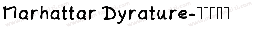 Marhattar Dyrature字体转换